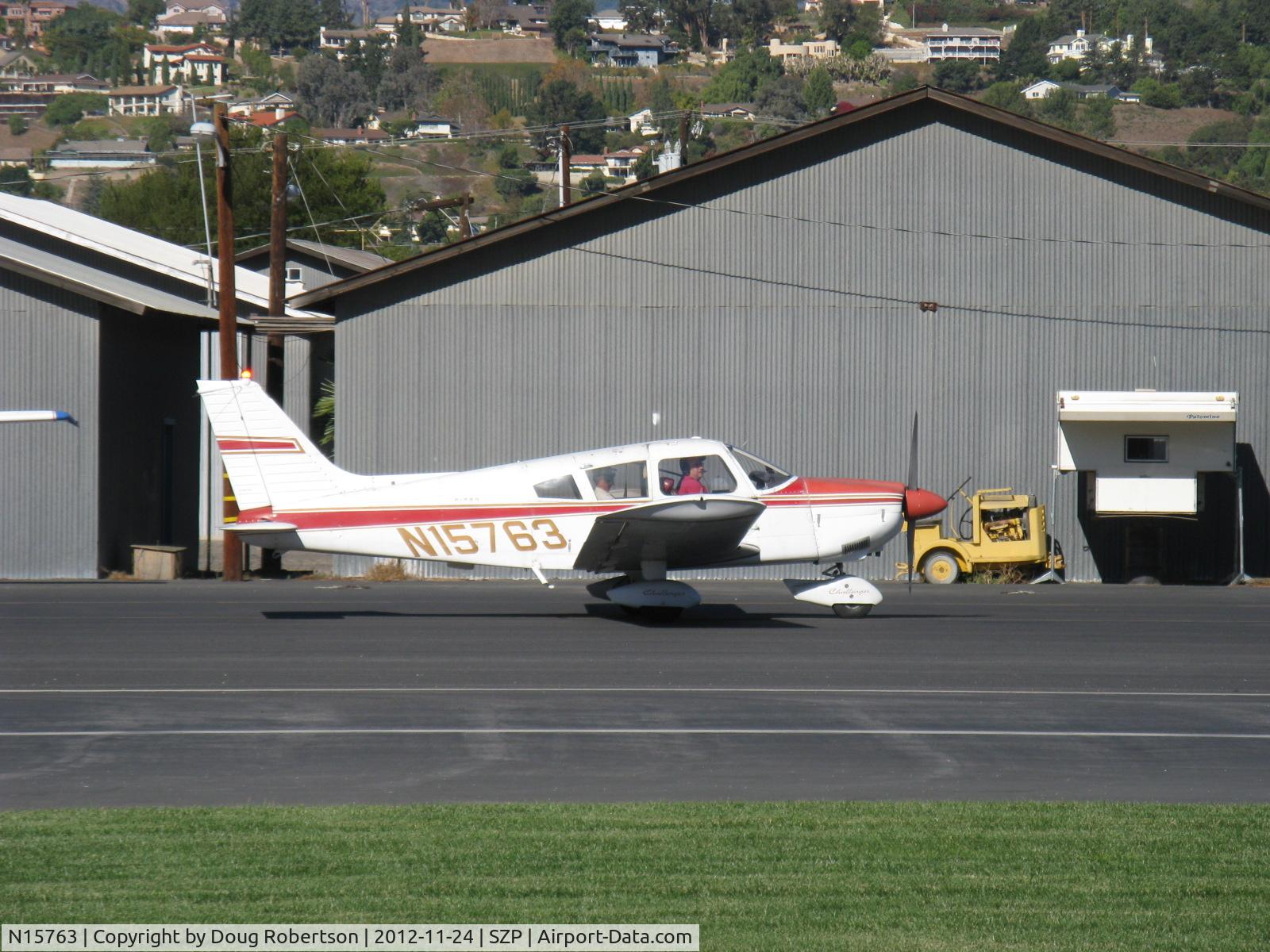 N15763, 1972 Piper PA-28-180 Cherokee C/N 28-7305141, 1972 Piper PA-28-180 CHEROKEE, Lycoming O&VO-360 180 Hp, taxi back