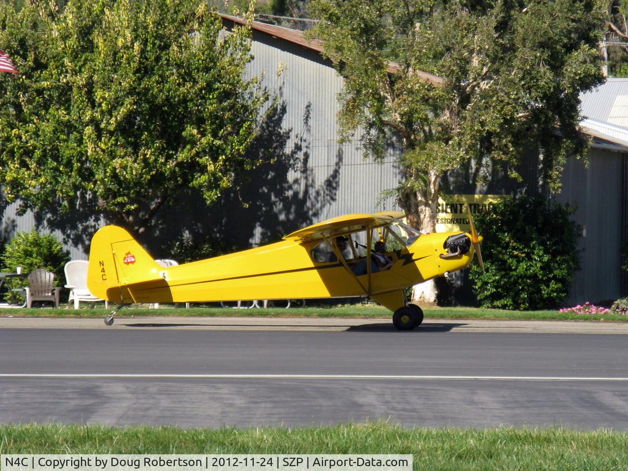 N4C, 1947 Piper J3C-65 Cub Cub C/N 22804, 1947 Piper J3C-65 CUB, Continental A&C65 65 Hp, taxi