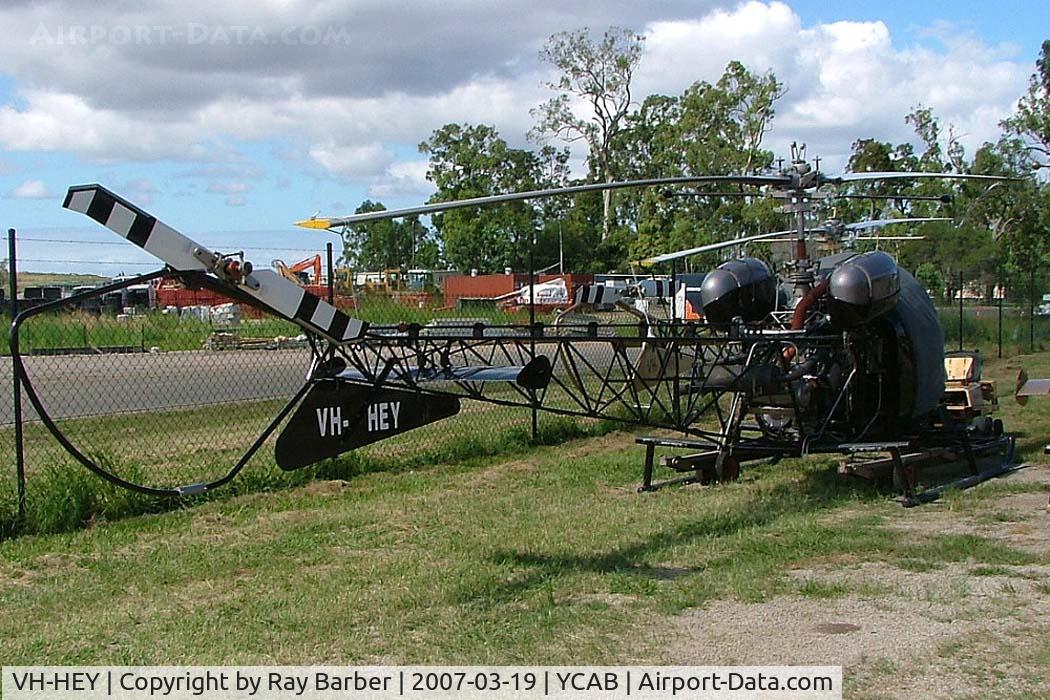 VH-HEY, 1965 Bell 47G-3B C/N 3286, Bell OH-13S Sioux [3286] Caboolture~VH 19/03/2007