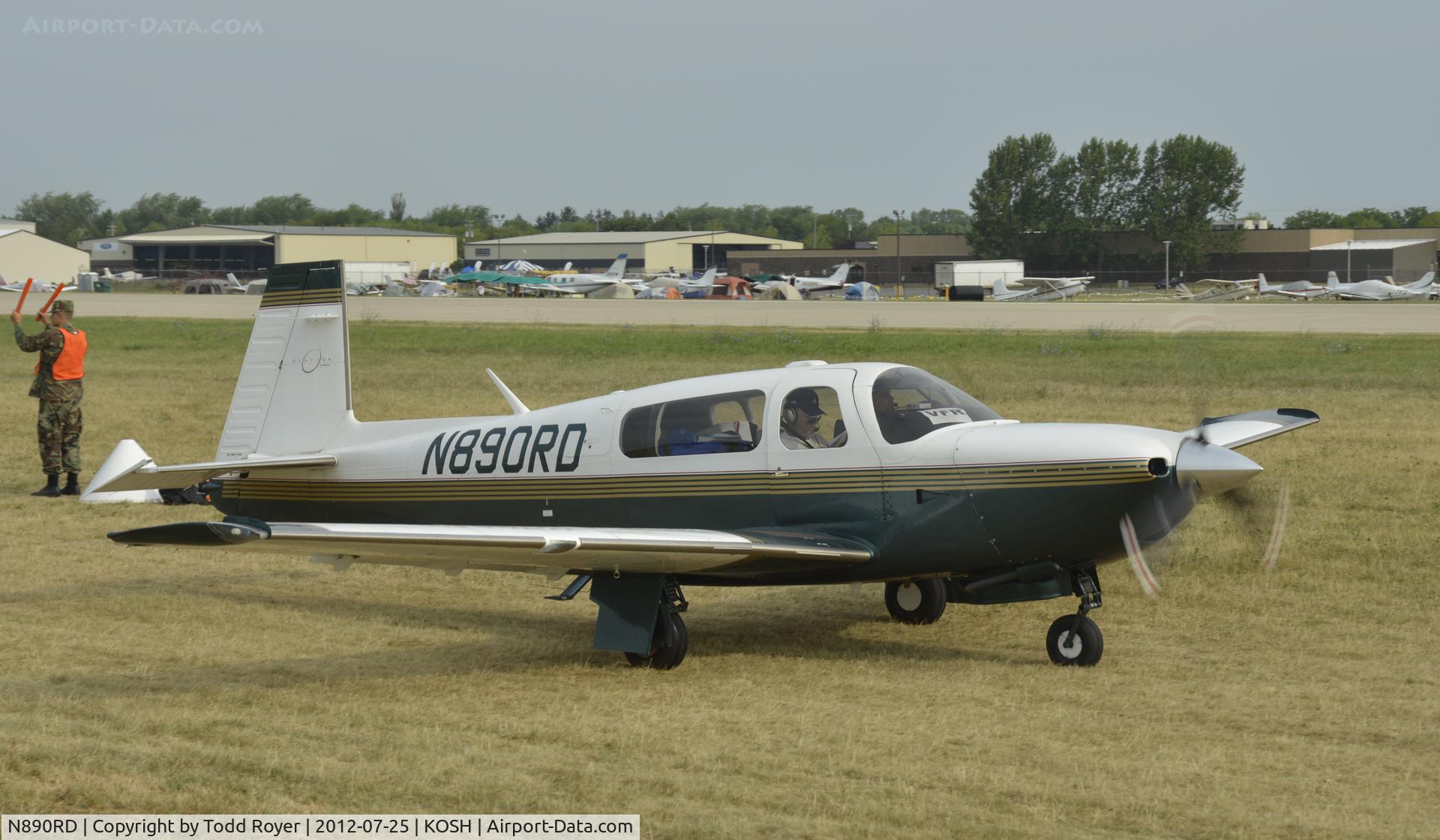 N890RD, 1996 Mooney M20R Ovation C/N 29-0089, Airventure 2012