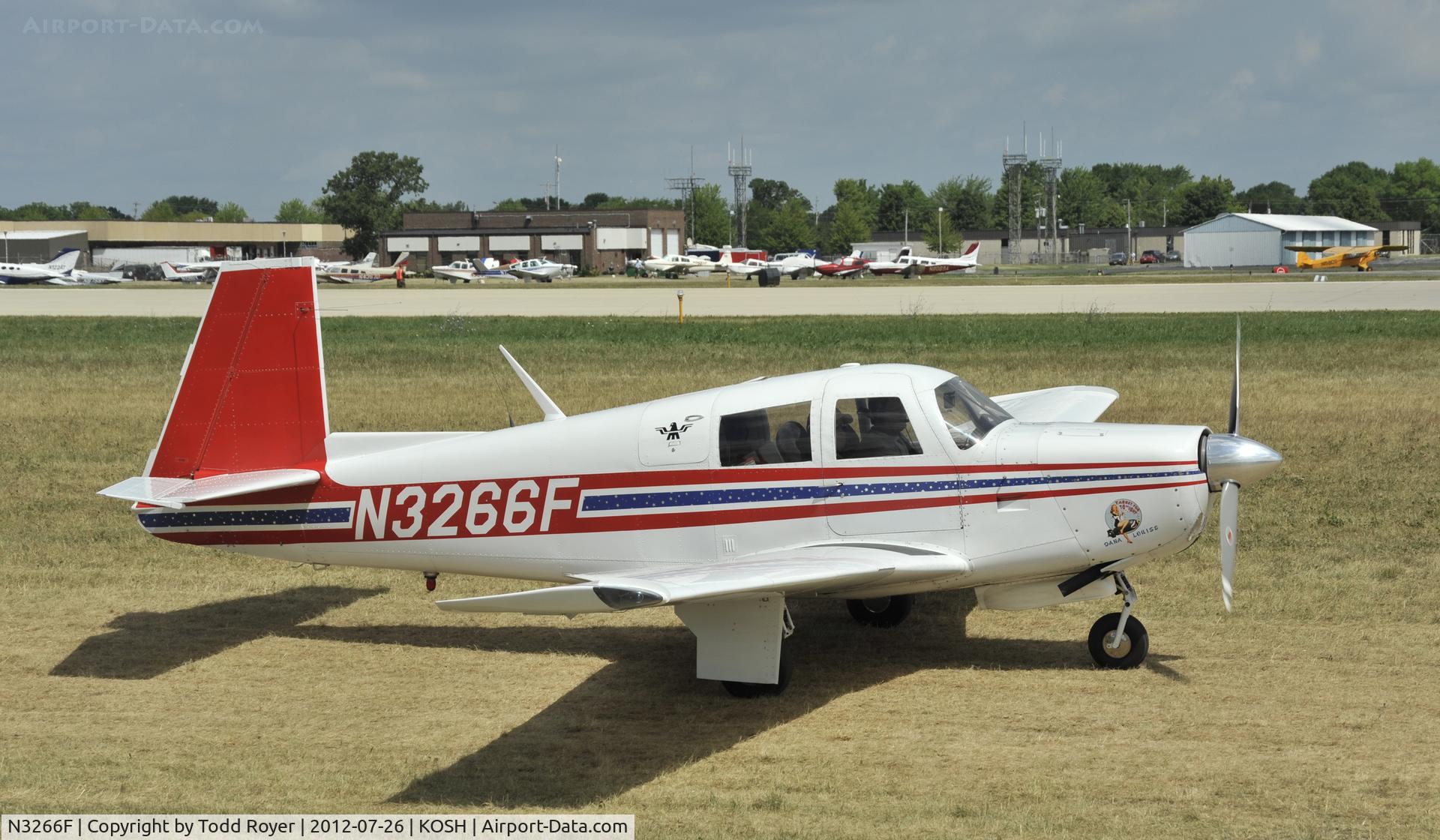 N3266F, 1967 Mooney M20E C/N 670059, Airventure 2012