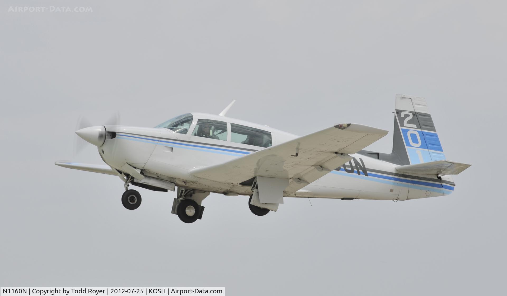 N1160N, 1982 Mooney M20J 201 C/N 24-1274, Airventure 2012