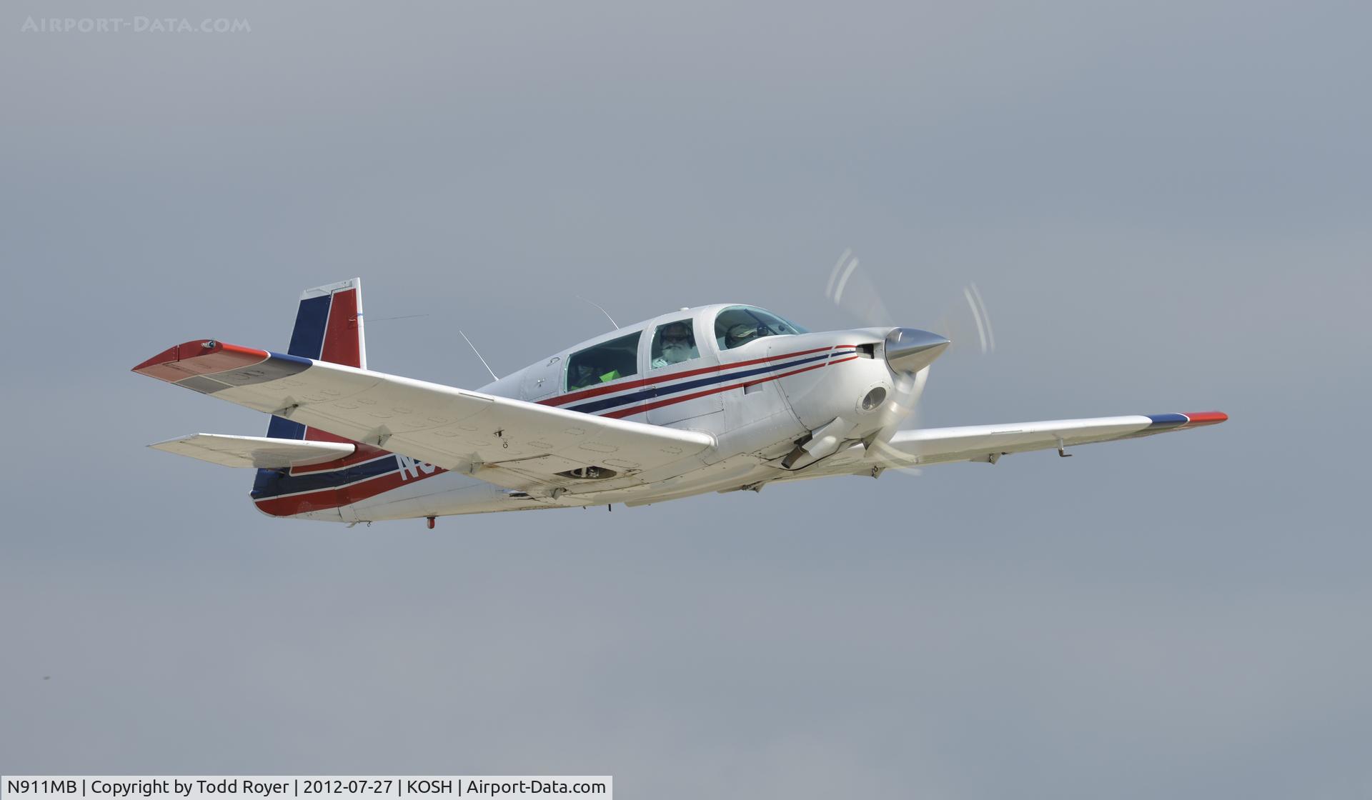 N911MB, 1966 Mooney M20F Executive C/N 670042, Airventure 2012