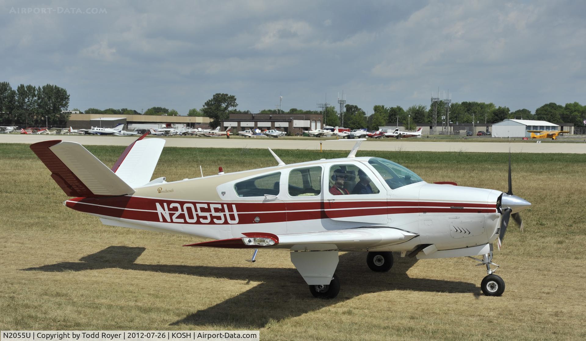 N2055U, 1978 Beech V35B Bonanza C/N D-10204, Airventure 2012