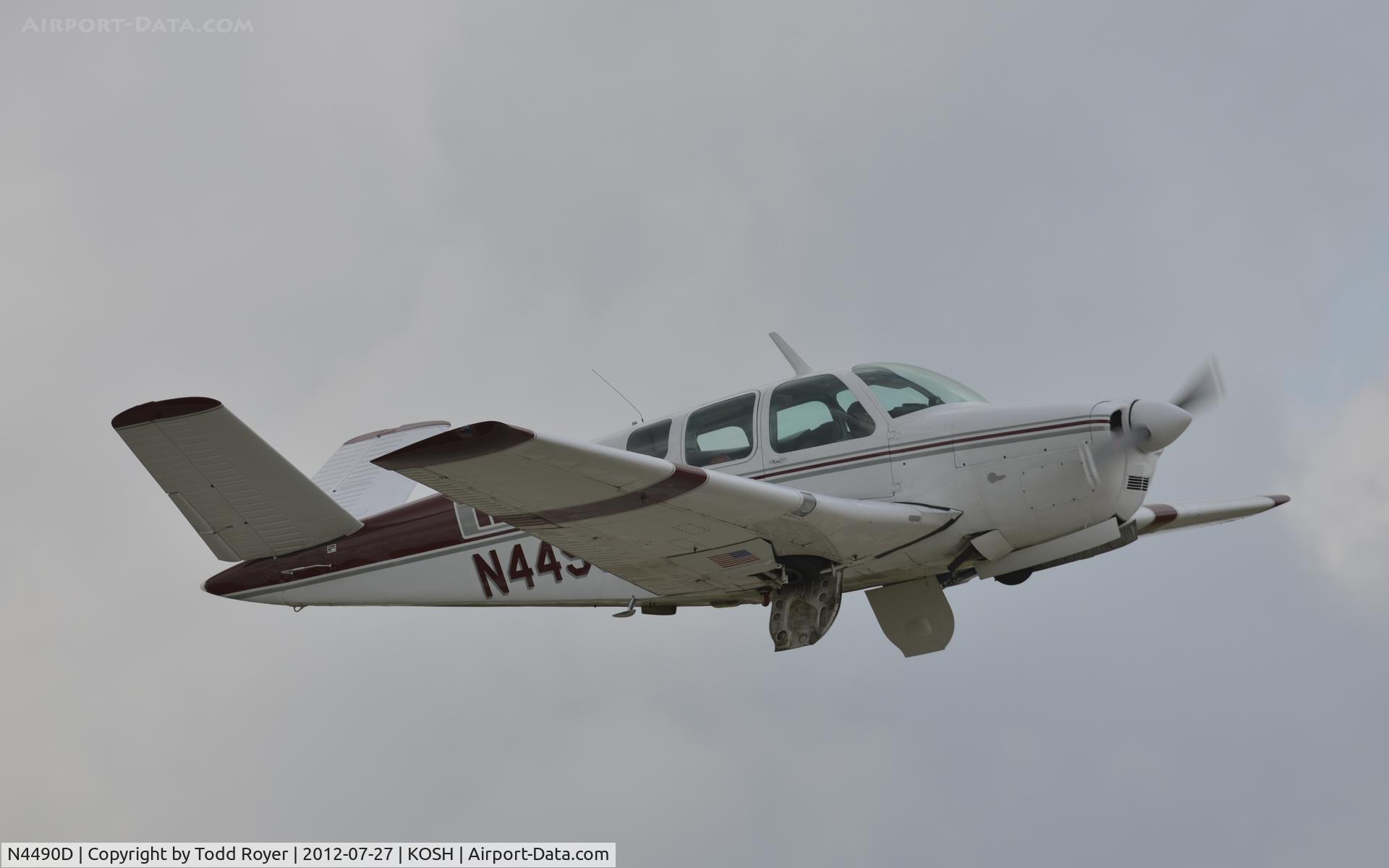 N4490D, 1956 Beech G35 Bonanza C/N D-4624, Airventure 2012
