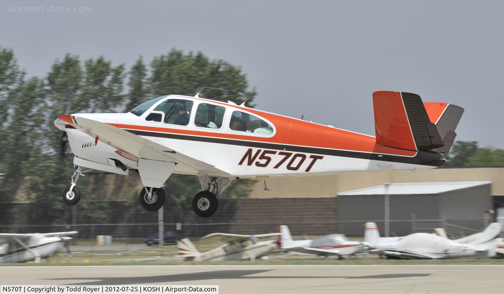 N570T, 1961 Beech N35 Bonanza C/N D-6747, Airventure 2012