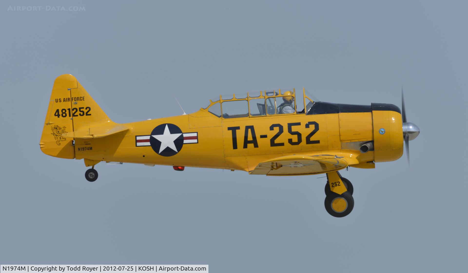 N1974M, North American AT-6D C/N 44-81252, Airventure 2012