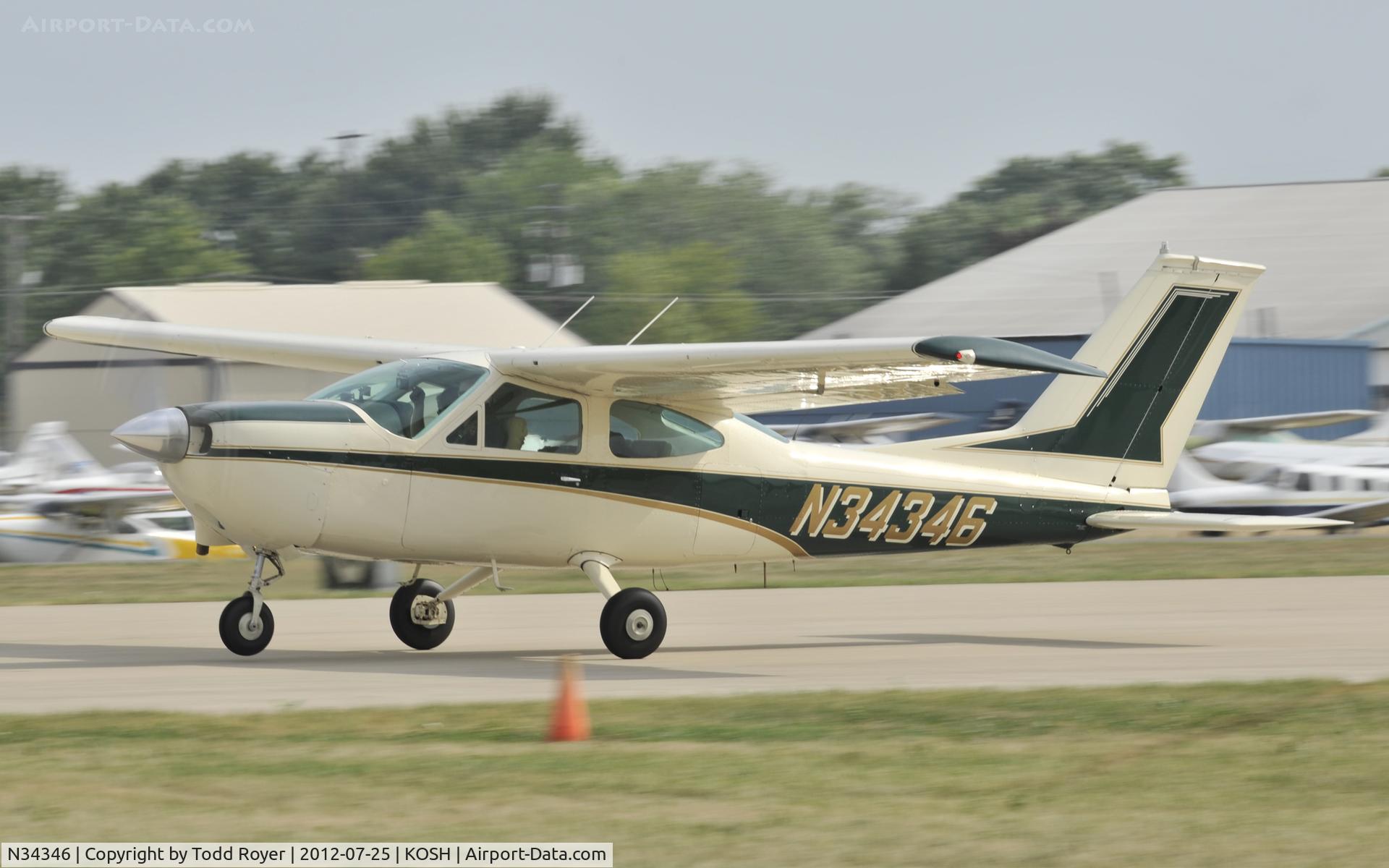 N34346, 1972 Cessna 177B Cardinal C/N 17701774, Airventure 2012