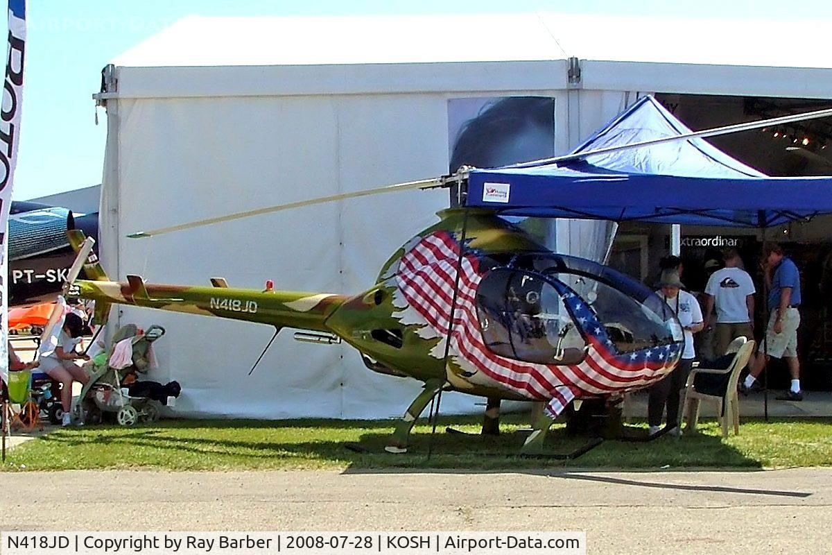N418JD, Rotorway Exec C/N DUNHAM 1, Rotorway Exec [DUNHAM 1] Oshkosh~N 28/07/2008