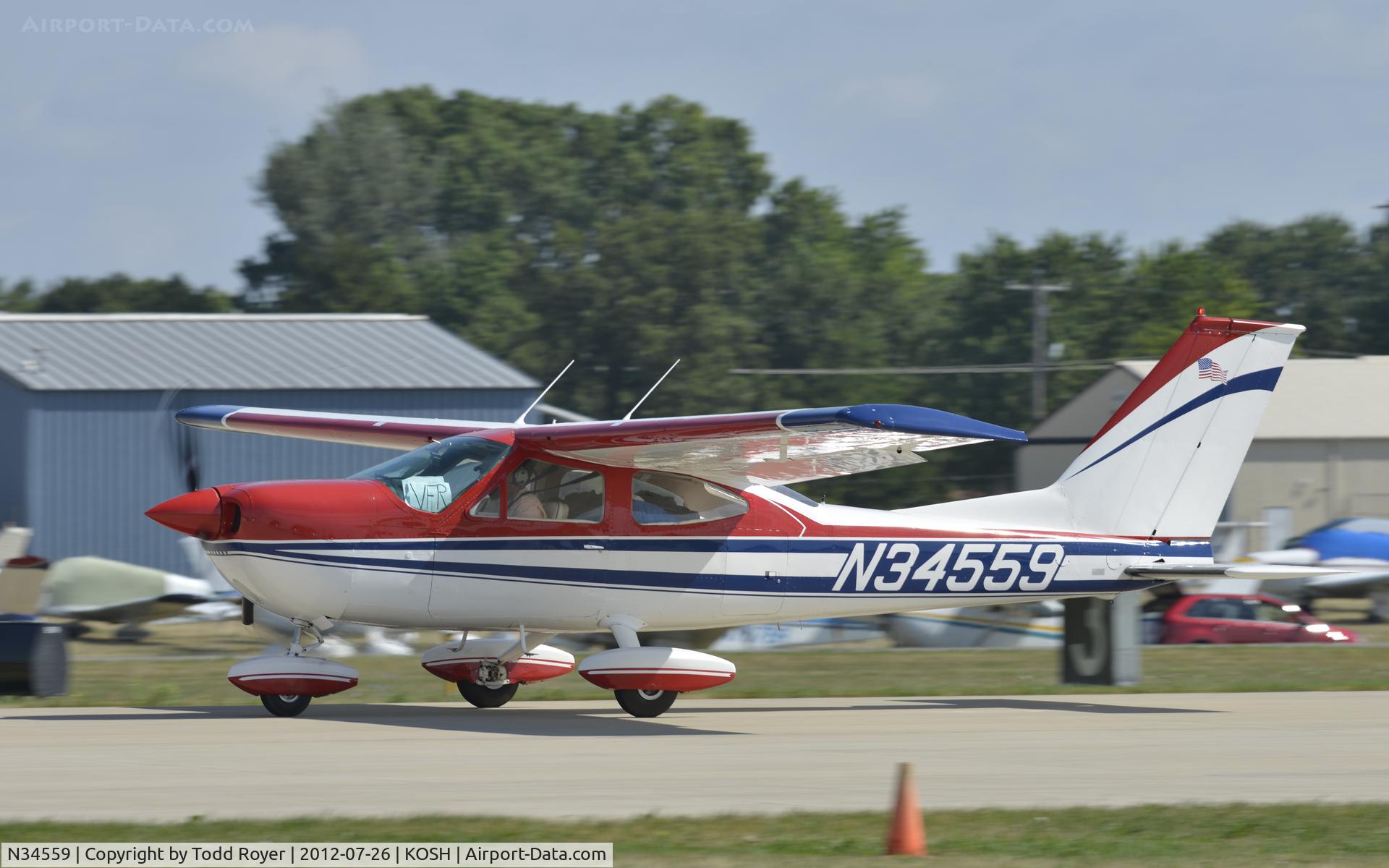N34559, 1973 Cessna 177B Cardinal C/N 17701874, Airventure 2012