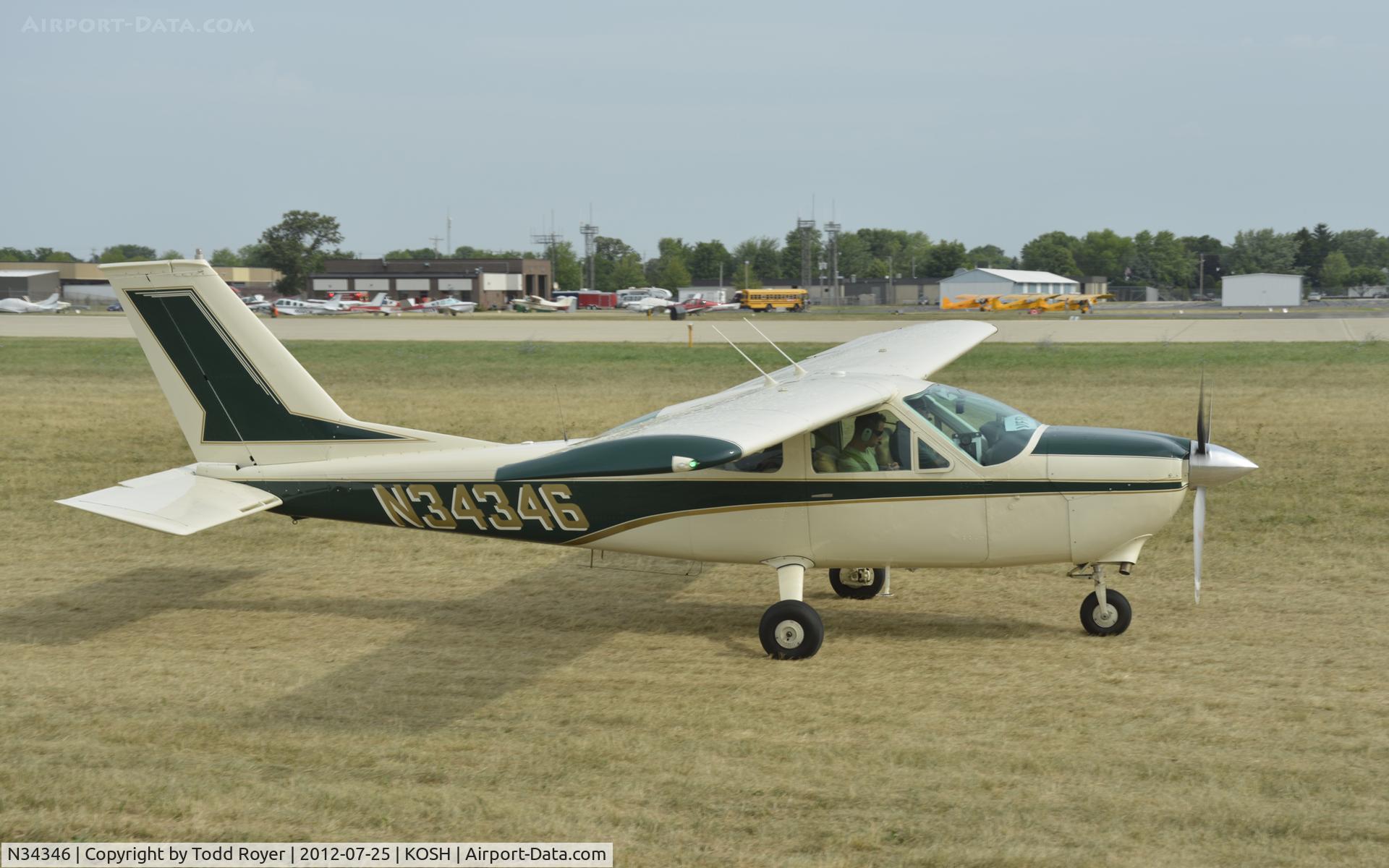 N34346, 1972 Cessna 177B Cardinal C/N 17701774, Airventure 2012