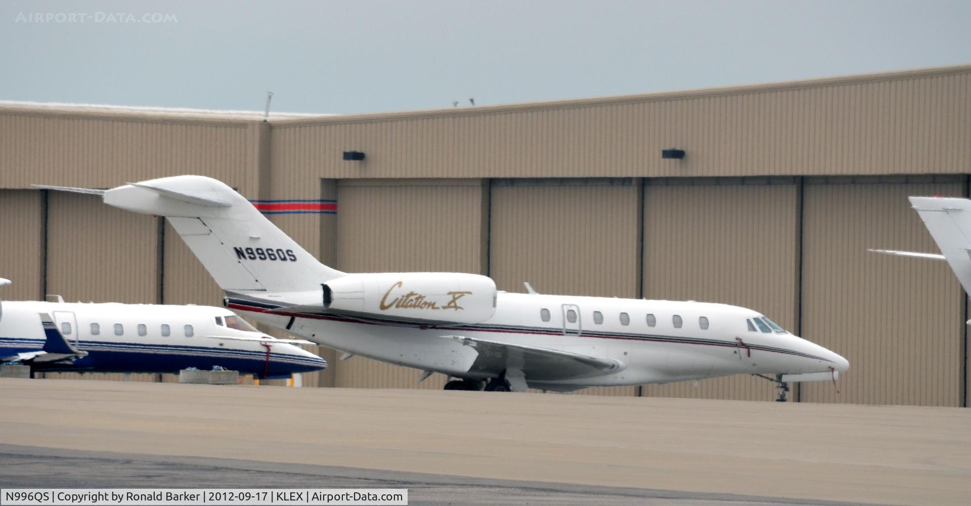 N996QS, 2002 Cessna 750 Citation X C/N 750-0196, Lexington