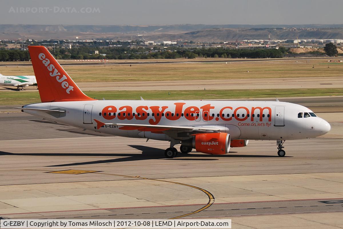 G-EZBY, 2007 Airbus A319-111 C/N 3176, 