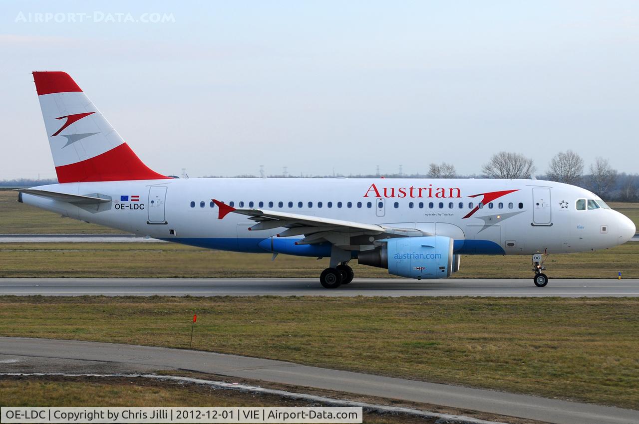 OE-LDC, 2004 Airbus A319-112 C/N 2262, Austrian Airlines