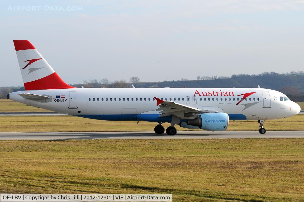 OE-LBV, 2000 Airbus A320-214 C/N 1385, Austrian Airlines