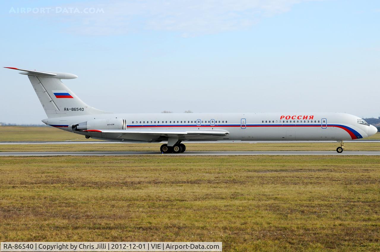 RA-86540, 1985 Ilyushin Il-62M C/N 3546548, Russia State Transport Company - Rossiya