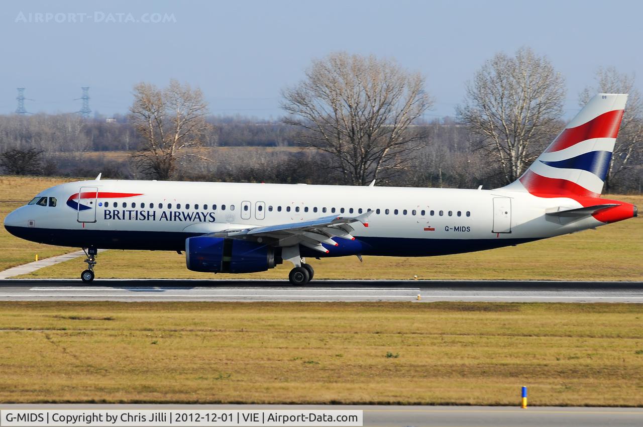 G-MIDS, 2001 Airbus A320-232 C/N 1424, British Airways