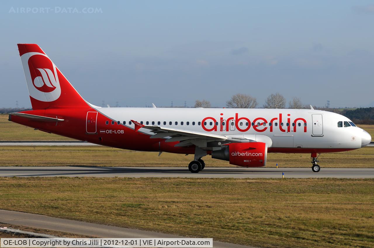 OE-LOB, 2008 Airbus A319-112 C/N 3447, Air Berlin (NIKI)