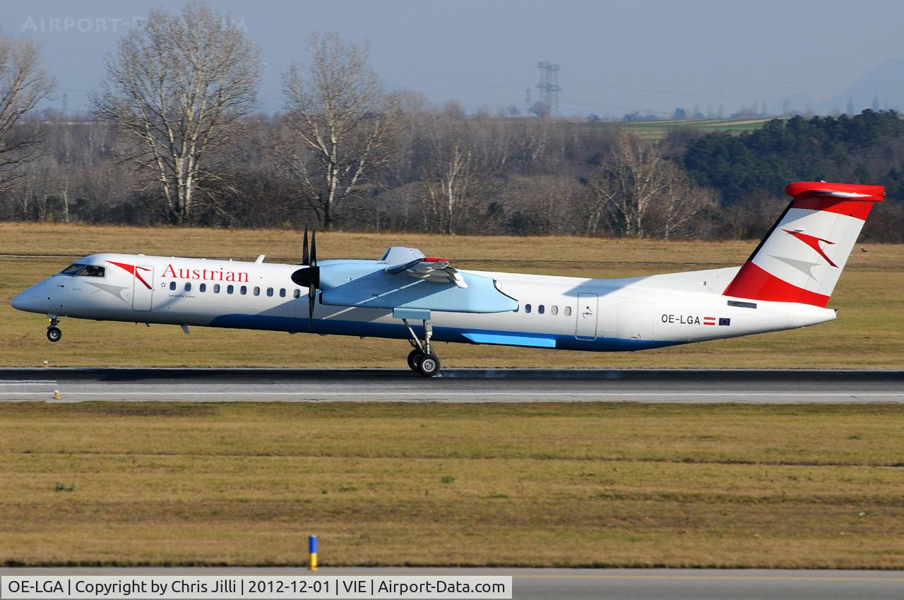 OE-LGA, 1999 De Havilland Canada DHC-8-402Q Dash 8 C/N 4014, Austrian Airlines