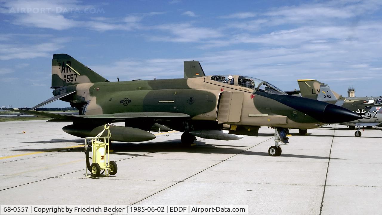 68-0557, 1968 McDonnell Douglas RF-4C Phantom II C/N 3398a, static display