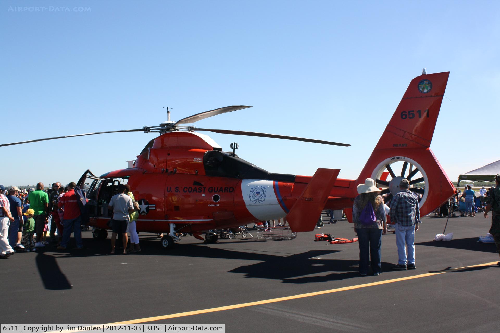 6511, Aerospatiale HH-65C Dolphin C/N 6121, MH-65 Dolphin (6511) from US Coast Guard Air Station Miami on static display at Wings over Homestead