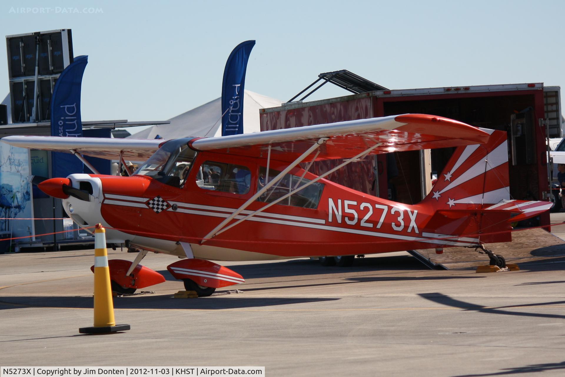 N5273X, 1969 Champion 7KCAB C/N 175, American Champion Citabria (N5273X) on static display at Wings over Homestead