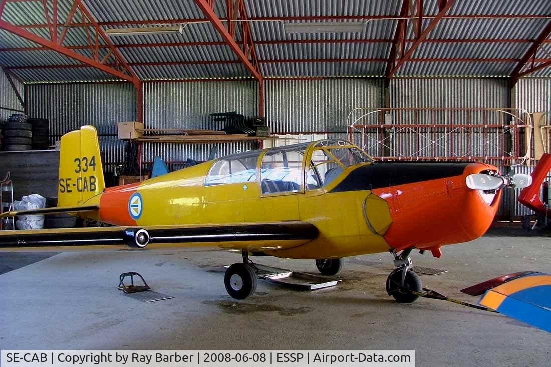 SE-CAB, 1957 Saab 91B-2 Safir C/N 91-334, SAAB S.91B-2 Safir [91-334] Norrkoping~SE 08/06/2008