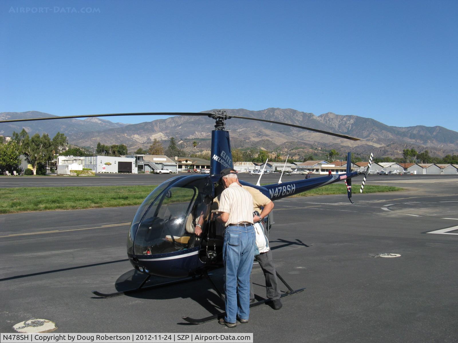 N478SH, 2006 Robinson R22 Beta C/N 4056, 2006 Robinson R22 BETA II, Lycoming O-360-J2A derated to 131 Hp, visitors from VNY