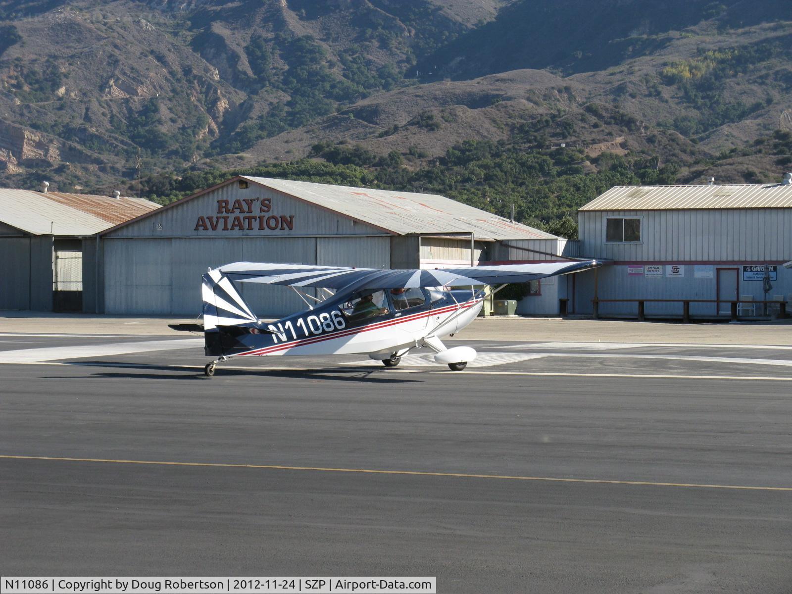 N11086, 1965 Champion 7ECA Citabria C/N 7ECA103, 1965 Champion 7ECA CITABRIA, Continental O-200 100 Hp engine change from original Lycoming O-235 115 Hp, taking the active