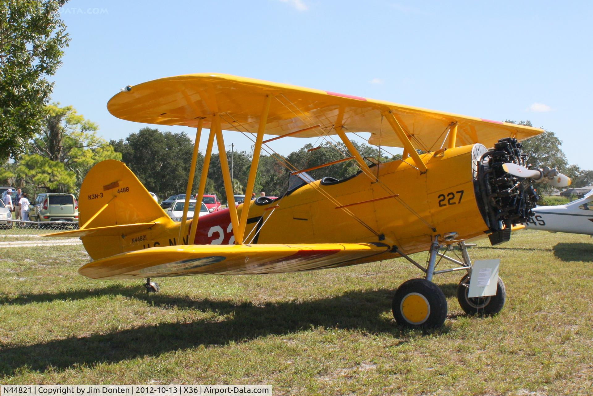 N44821, 1941 Naval Aircraft Factory N3N-3 C/N 4488, Naval Aircraft Factory N3N Canary