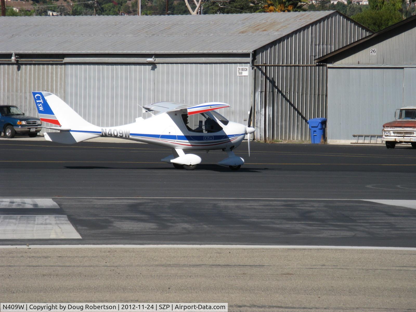 N409W, 2006 Flight Design CTSW C/N 06-07-06, 2006 Flight Design Gmbh CTSW, Rotax 912ULS 100 Hp, taxi