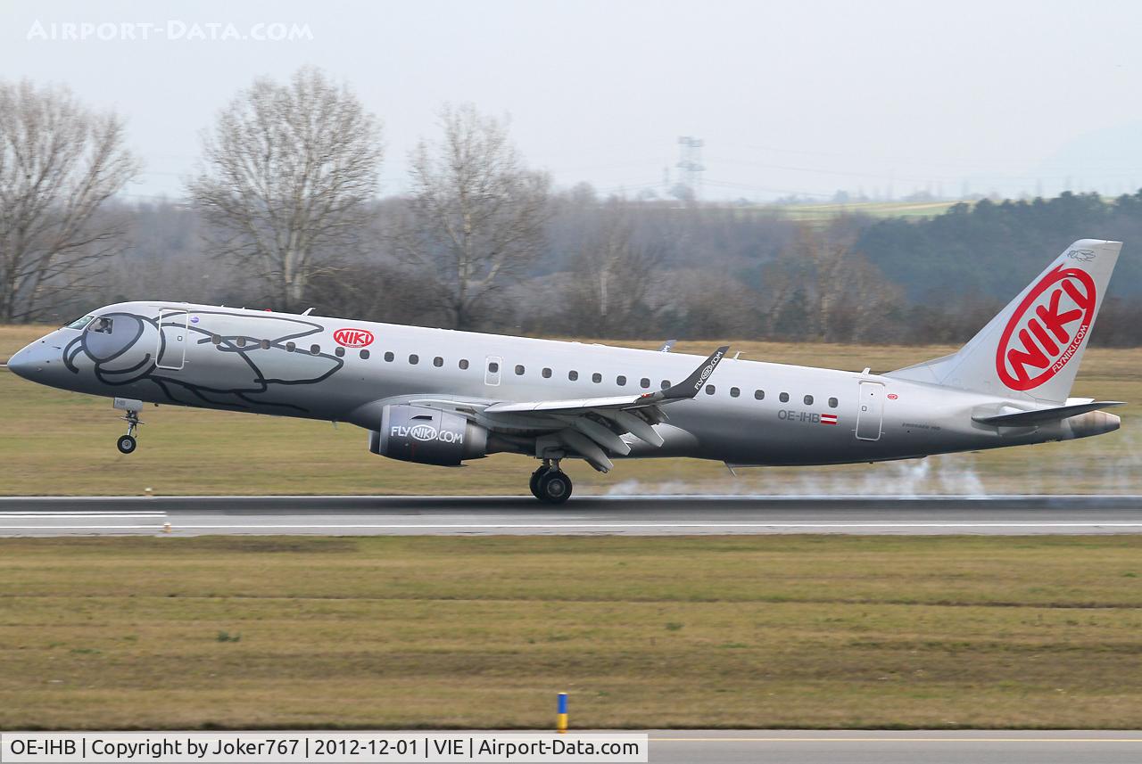 OE-IHB, 2009 Embraer 190LR (ERJ-190-100LR) C/N 19000294, NIKI