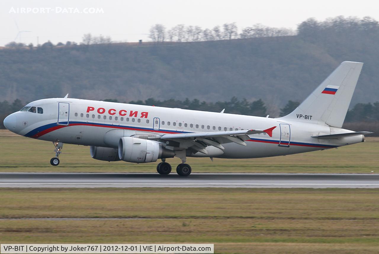 VP-BIT, 2002 Airbus A319-111 C/N 1761, Rossiya