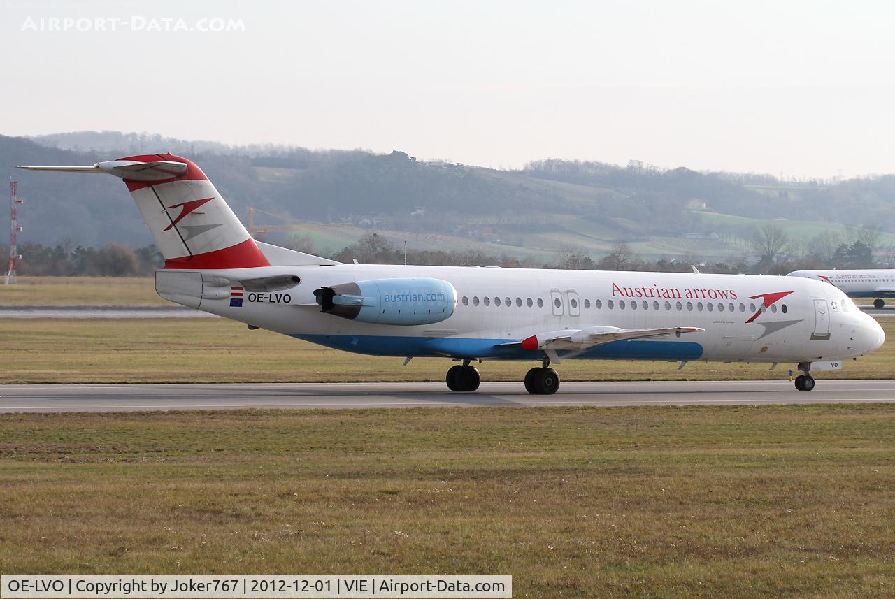 OE-LVO, 1993 Fokker 100 (F-28-0100) C/N 11460, Austrian arrows