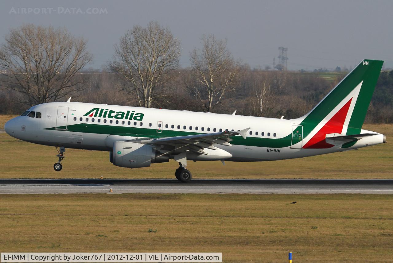 EI-IMM, 2011 Airbus A319-111 C/N 4759, Alitalia