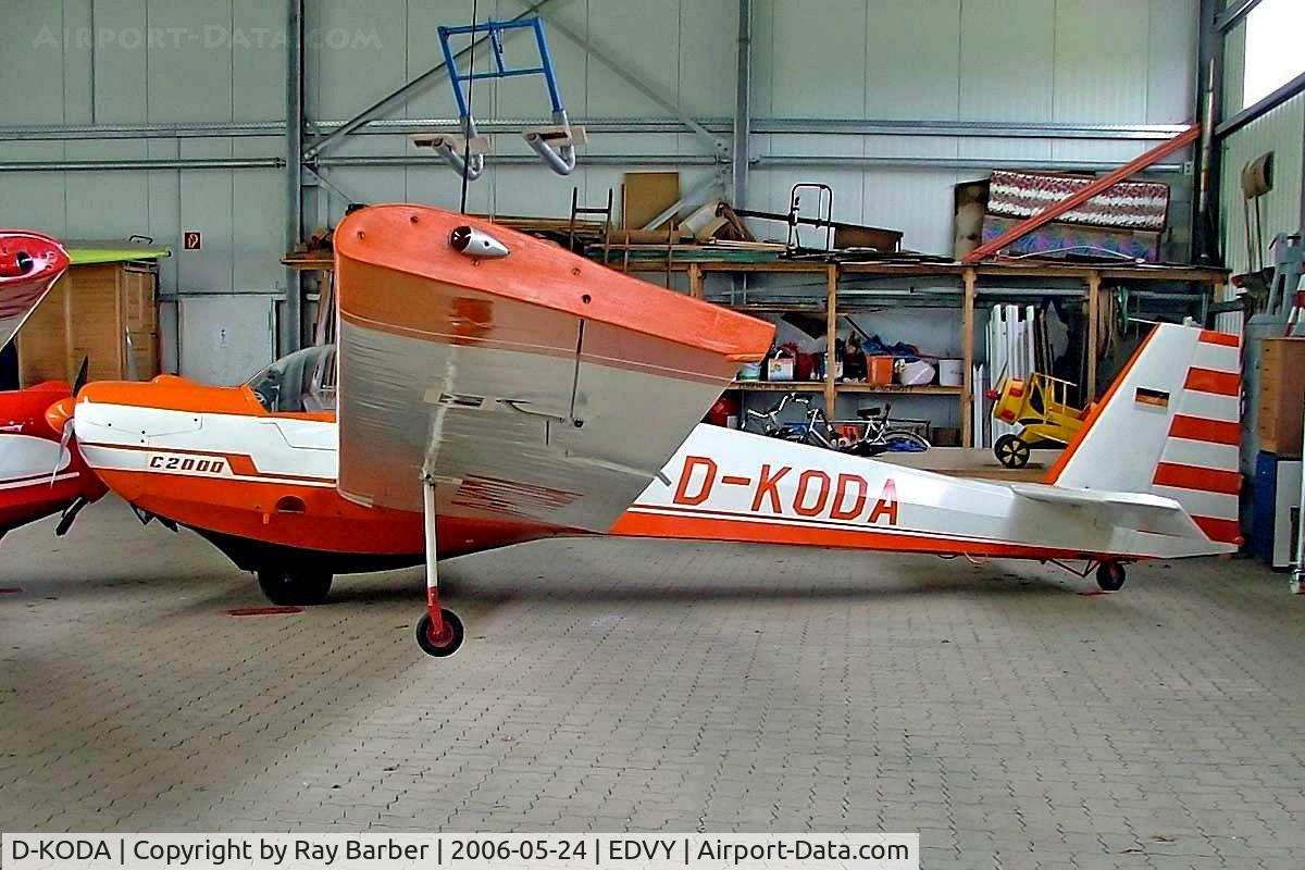 D-KODA, 1987 Scheibe SF-25C Falke 2000 C/N 44422, Scheibe SF-25C-2000 Falke [44422] Porta Westfallica~D 24/05/2006