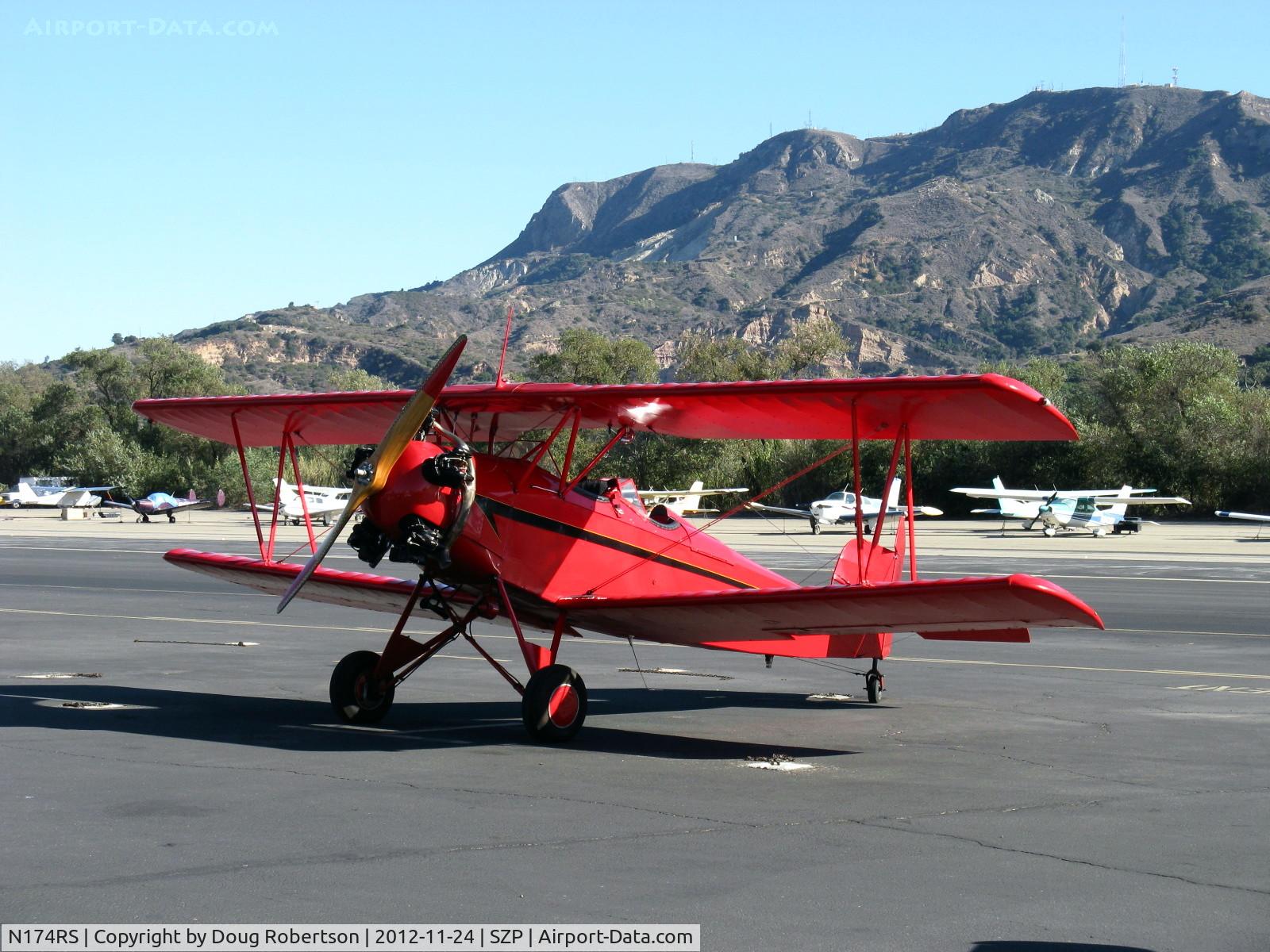 N174RS, 1936 Fleet 7B C/N 62, 1937 Fleet 7B, Kinner 5B 125 Hp 5 cylinder radial with a beautiful sound, maintained by SZP's Kinner expert A&P.