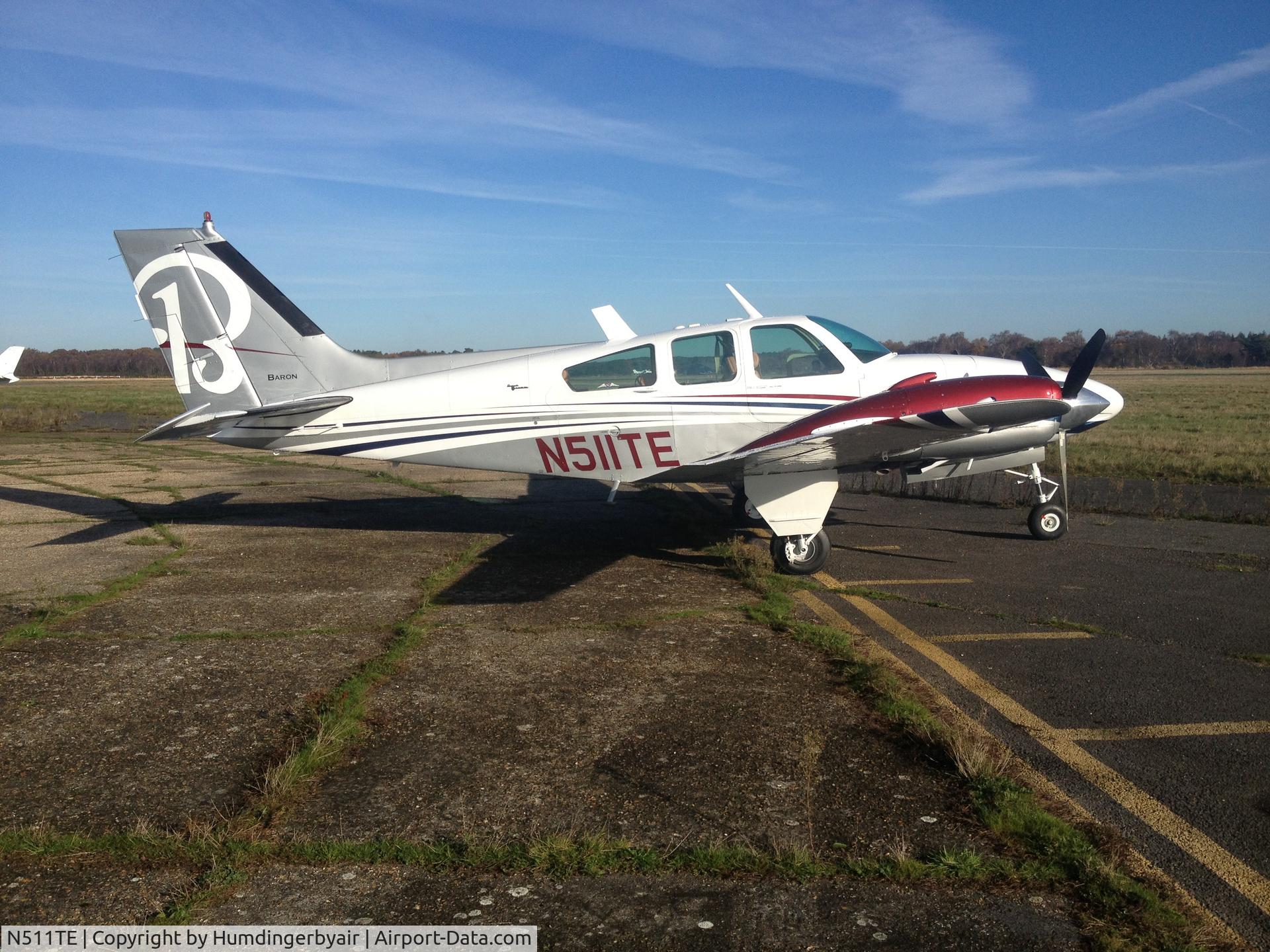 N511TE, Beech D55 Baron C/N TE511, New Paint