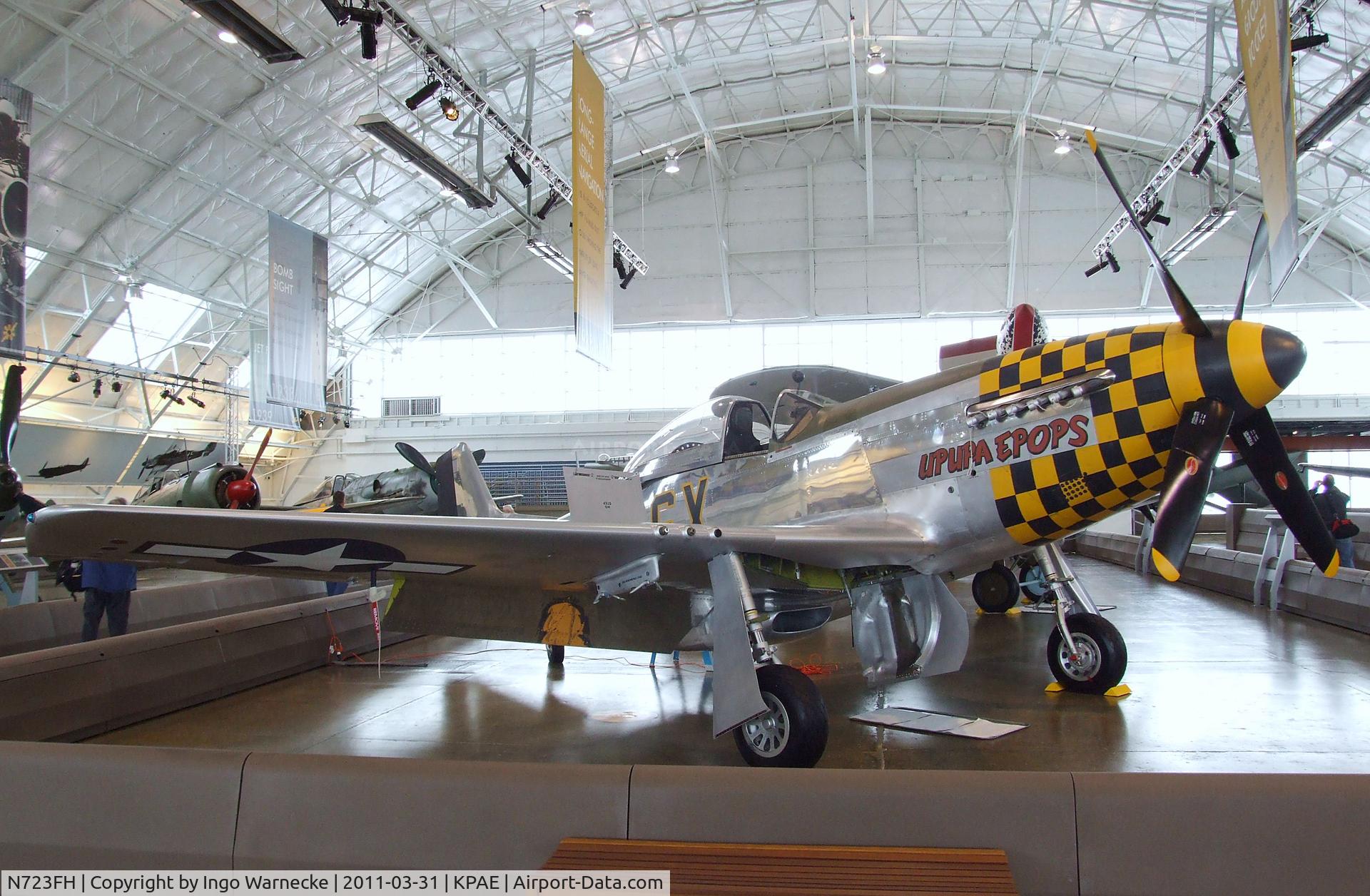 N723FH, 1944 North American P-51D Mustang C/N 44-72364, North American P-51D Mustang at the Flying Heritage Collection, Everett WA