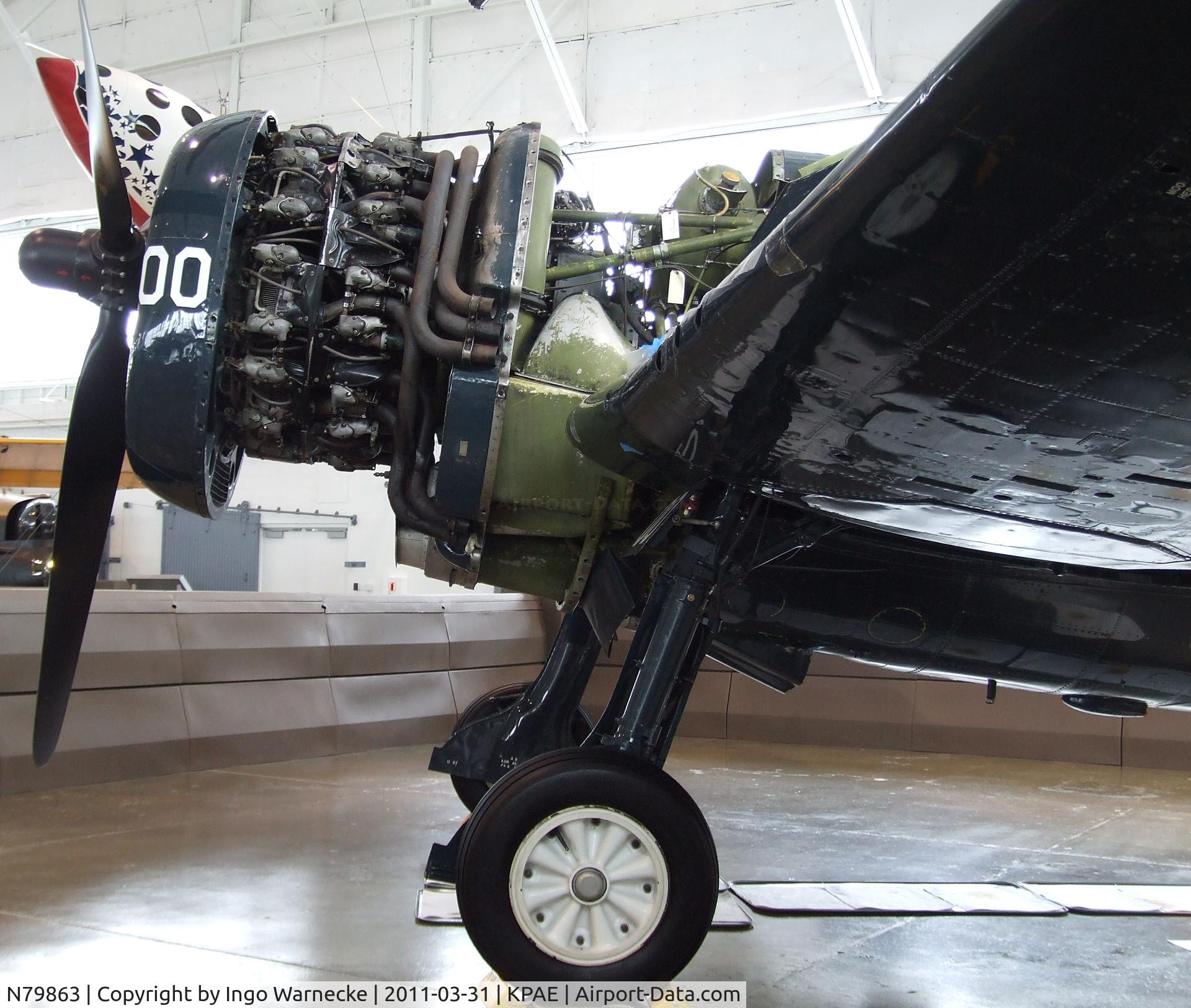 N79863, 1945 Grumman F6F-5 Hellcat C/N A-11008, Grumman F6F-5 Hellcat at the Flying Heritage Collection, Everett WA