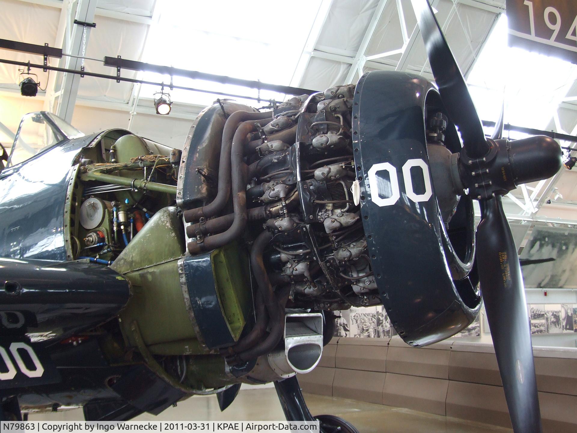 N79863, 1945 Grumman F6F-5 Hellcat C/N A-11008, Grumman F6F-5 Hellcat at the Flying Heritage Collection, Everett WA