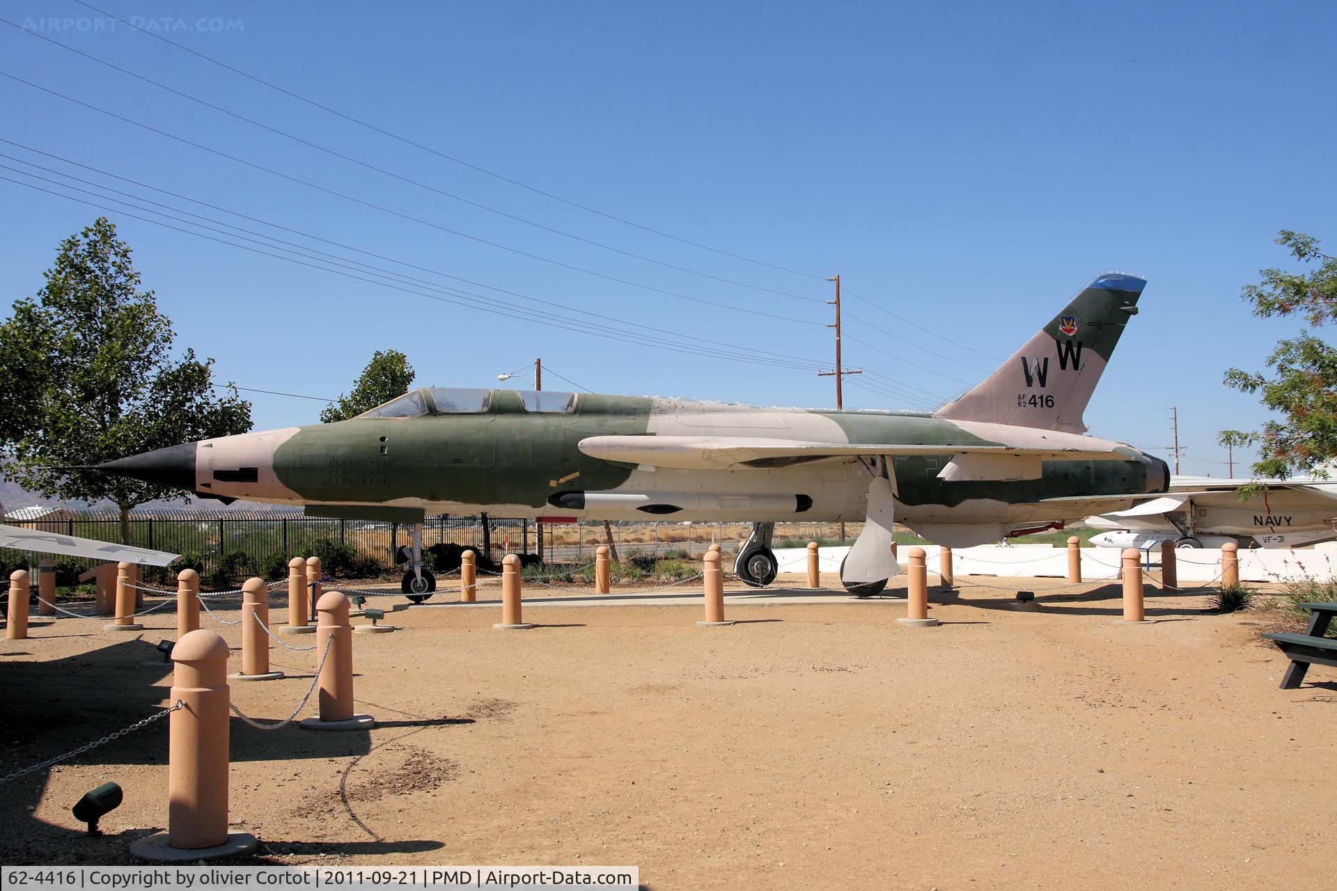 62-4416, 1962 Republic F-105G Thunderchief C/N F5, the museum crew is very friendly. Come and visit !