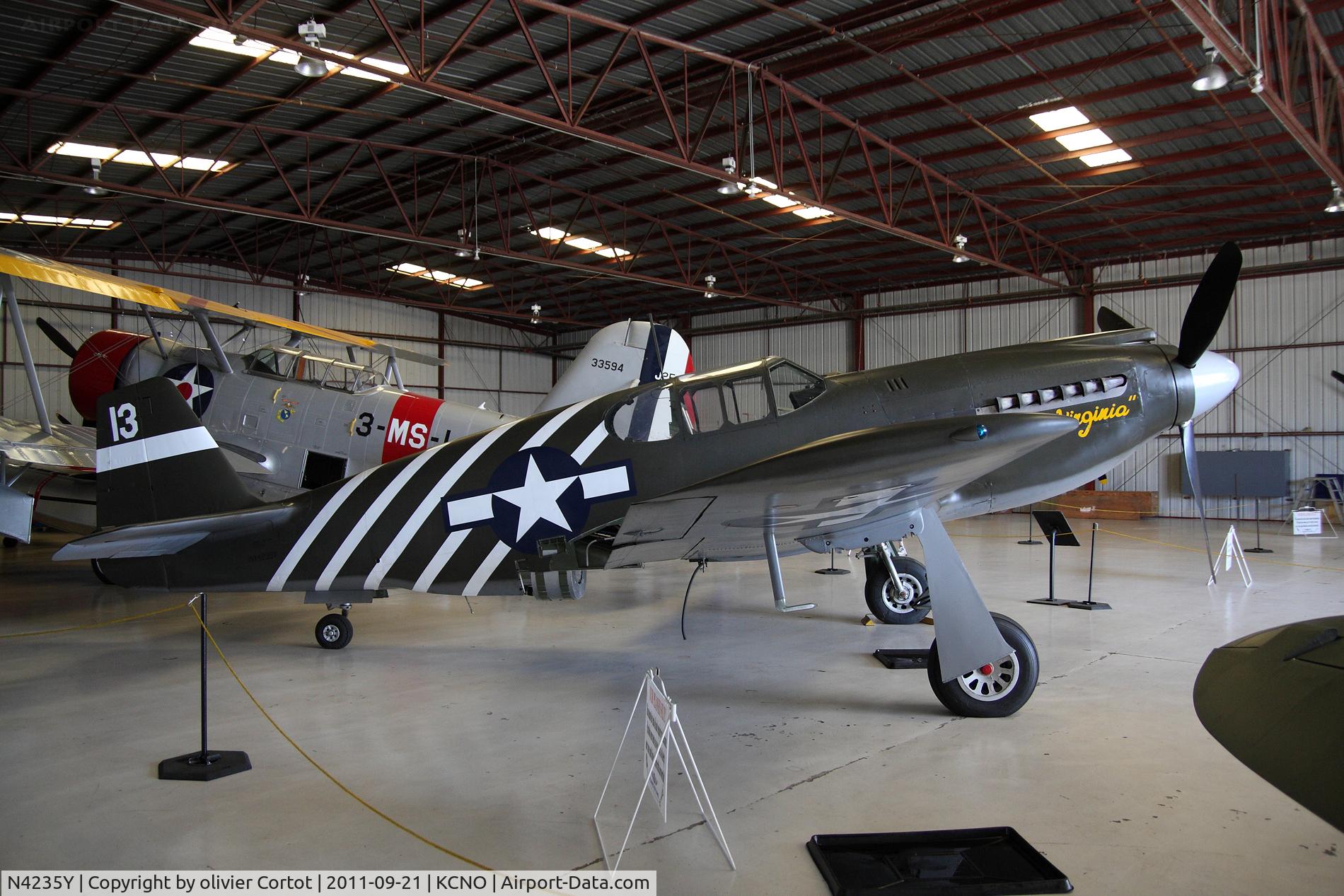 N4235Y, 1943 North American P-51A Mustang C/N MSN 99-22354, The mustang's ranch : Chino