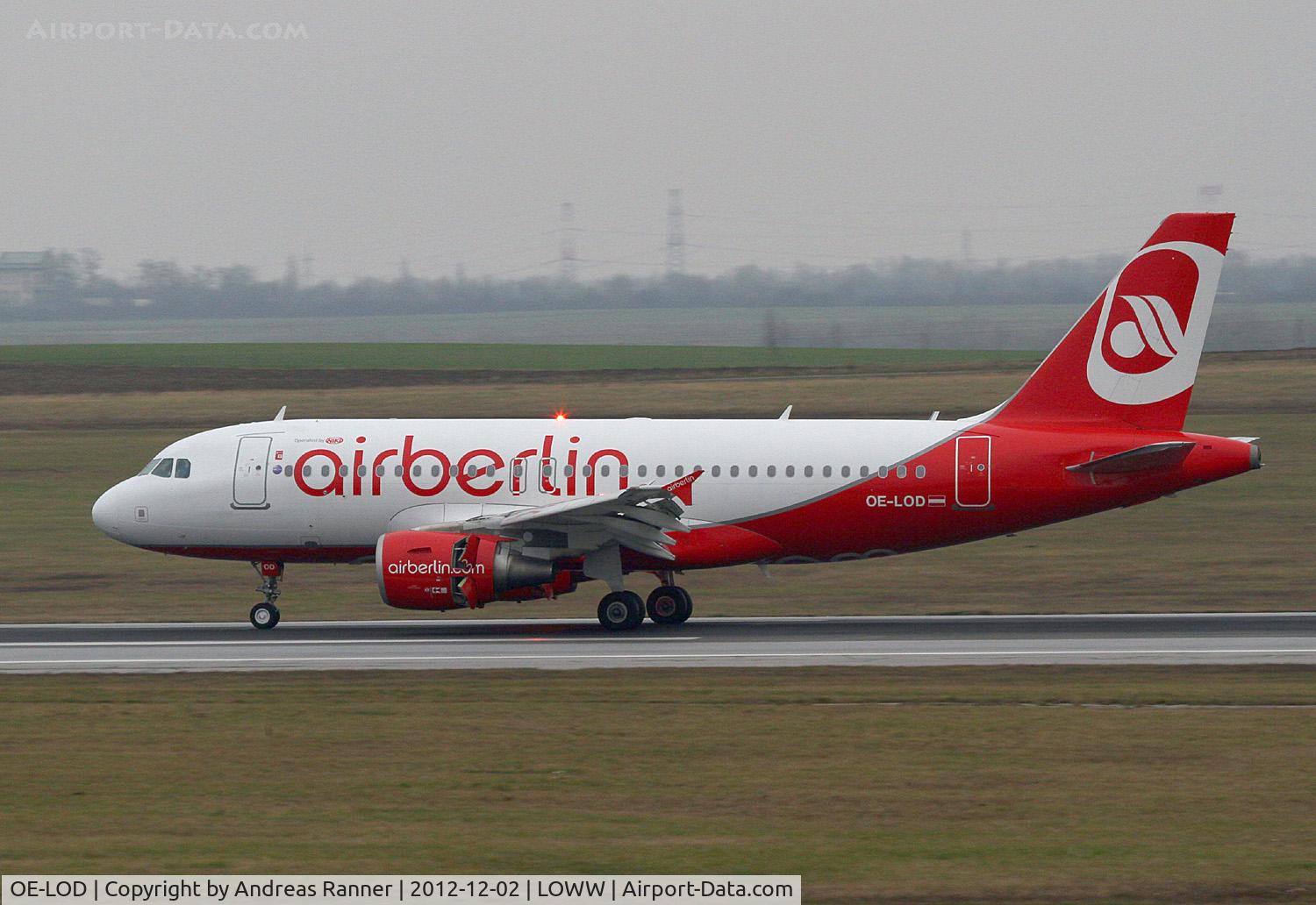 OE-LOD, 2008 Airbus A319-112 C/N 3689, Niki / Air Berlin Airbus A319