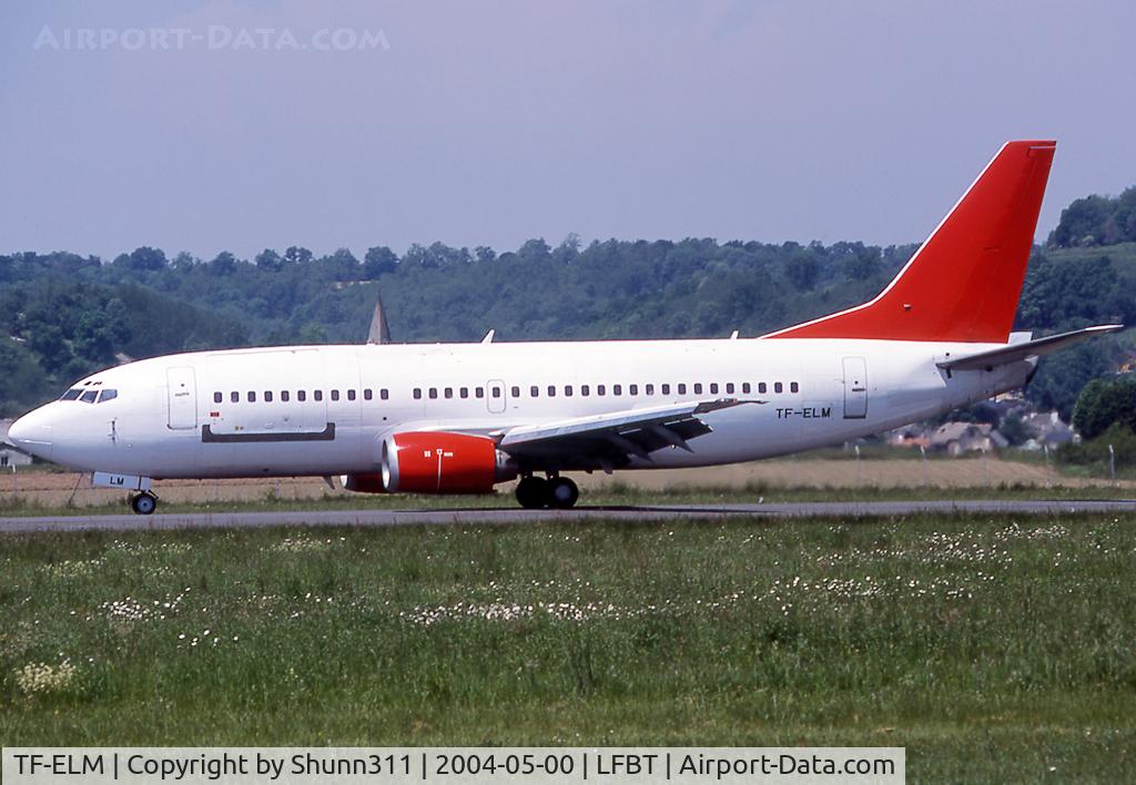 TF-ELM, 1988 Boeing 737-3M8(QC) C/N 24021, Arriving from flight and taxiing to the Terminal...