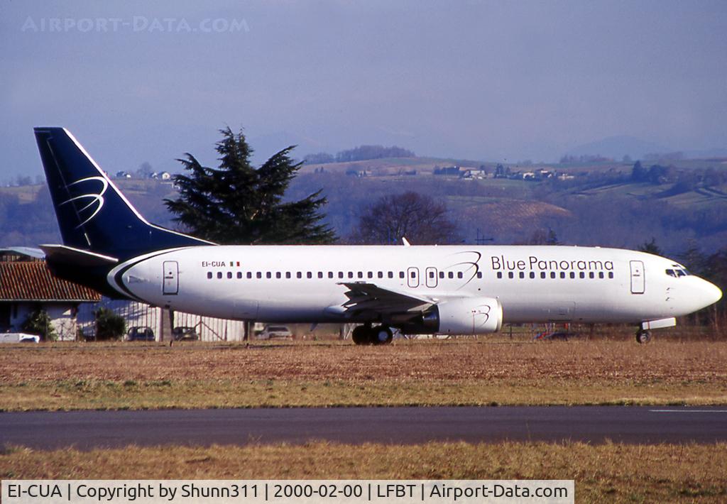 EI-CUA, 1990 Boeing 737-4K5 C/N 24901, Taxiing holding point rwy 02 for departure...