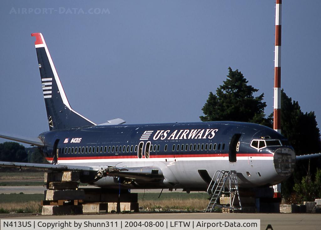 N413US, 1988 Boeing 737-401 C/N 23882, Scrapping process...