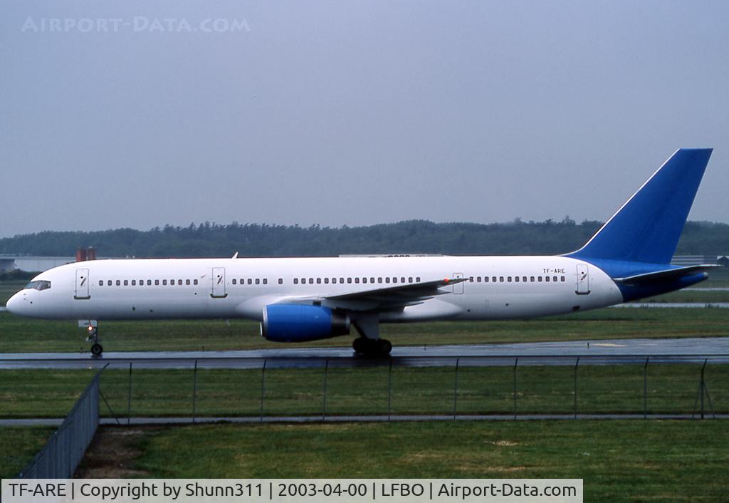 TF-ARE, 1985 Boeing 757-225 C/N 22611, Taxiing to the Terminal...