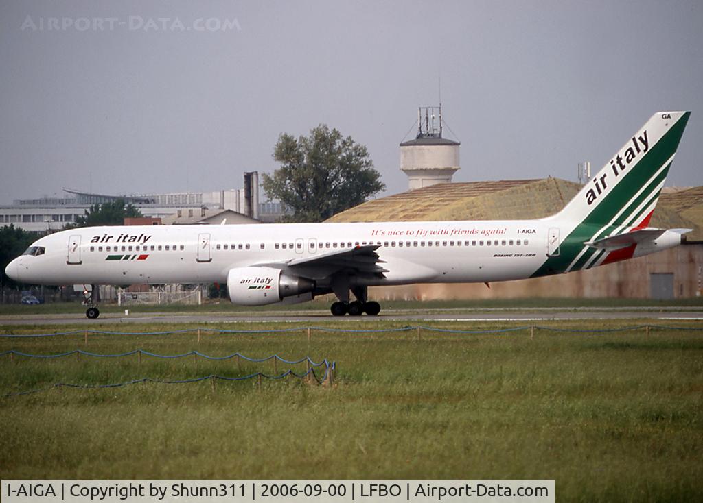 I-AIGA, 1990 Boeing 757-230/SF C/N 24748, Ready for take off rwy 32R