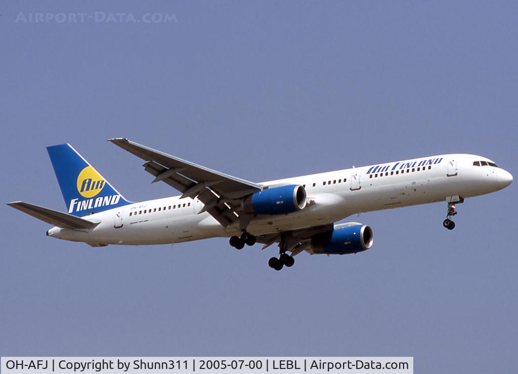 OH-AFJ, 1994 Boeing 757-28A C/N 26269, Landing rwy 25